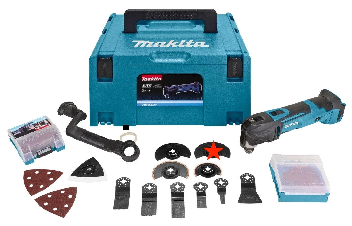 Outil multifonctions Makita 18V LXT (solo) en mallette DTM51ZJX3 ✨Comme neuf
