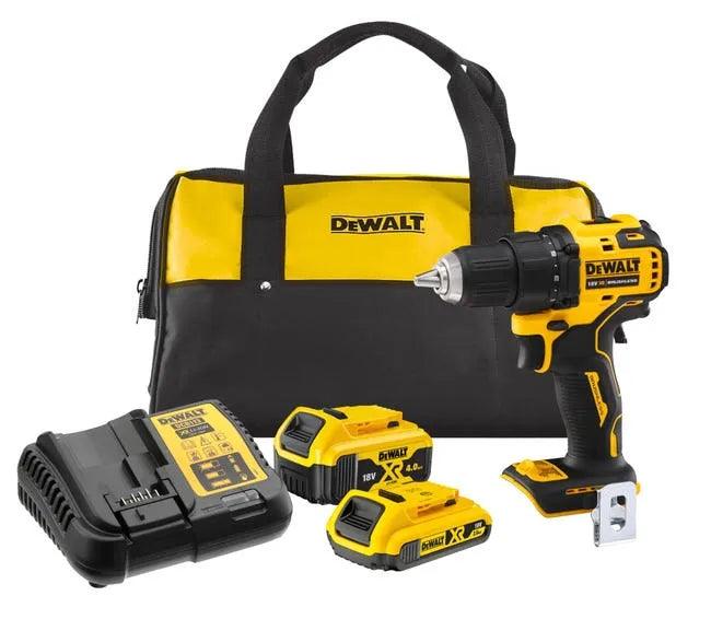 Perceuse visseuse à percussion DeWalt 18V Li-Ion + 2 batteries 4Ah et 2Ah en sac de transport DCD708MDR-QW ✨Comme neuf