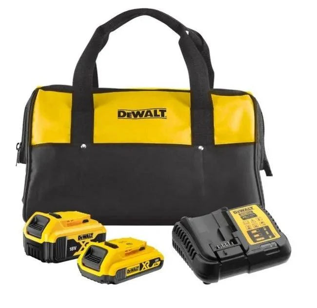 Perceuse visseuse à percussion DeWalt 18V Li-Ion + 2 batteries 4Ah et 2Ah en sac de transport DCD708MDR-QW ✨Comme neuf