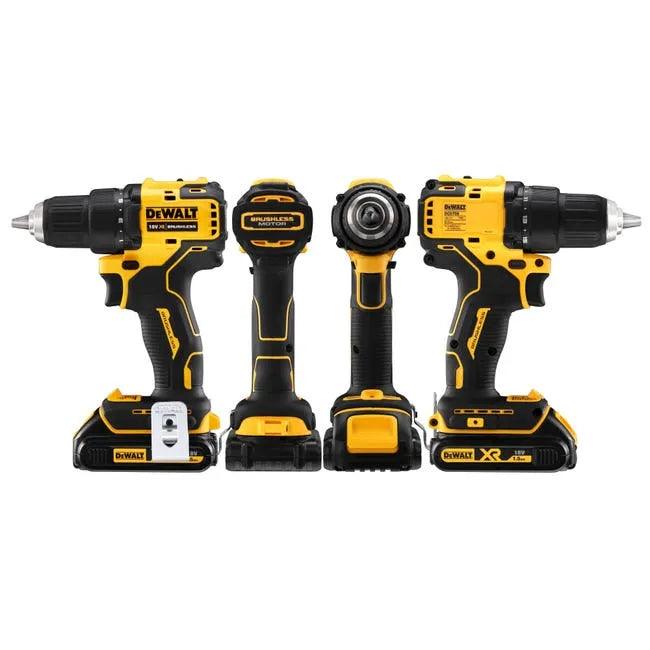 Perceuse visseuse à percussion DeWalt 18V Li-Ion + 2 batteries 4Ah et 2Ah en sac de transport DCD708MDR-QW ✨Comme neuf