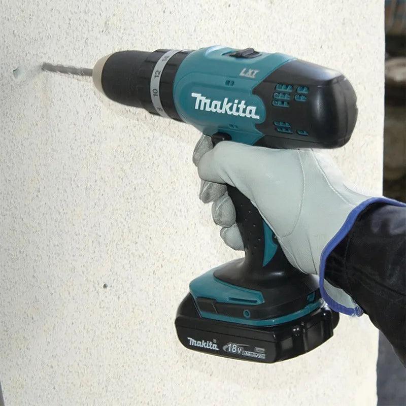 Perceuse visseuse à percussion Makita 18V Li-Ion LXT + 2 batteries 3Ah en coffret DHP453SFE ✨Comme neuf