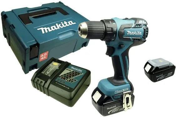 Perceuse visseuse Makita 18V Li-Ion + 2 batteries 4Ah I Coffret MAKPAC DDF459RMJ ✨Comme neuf