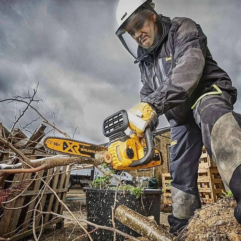 Tronçonneuse d'élagage DeWalt 18V / 54V  Li-Ion XR guide 30cm + 1 batterie 5Ah DCM565P1-QW ✨Comme neuf